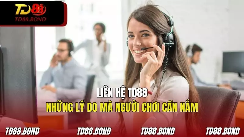 Những lý do nên liên hệ TD88 để trao đổi với các chuyên viên